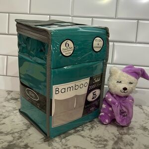 Teal King size 6 piece sheet set ready to make your sleep more enjoyable!